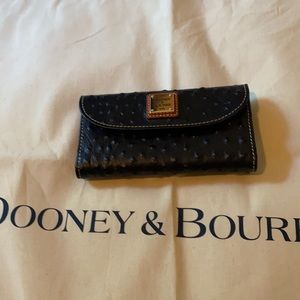 Dooney&Bourke Wallet, Black and Tan, Excellent